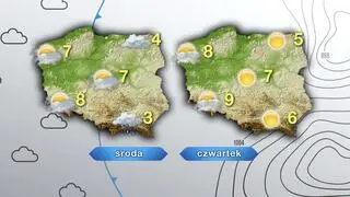 Prognoza pogody na środę i czwartek