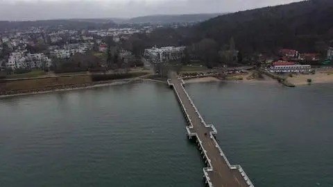 "Dzisiaj morze zabrało plażę, być może za 50 lat zabierze kawałek Gdańska, Sopot"