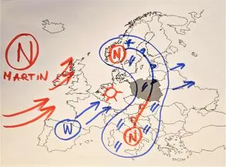 Sytuacja pogodowa nad Europą