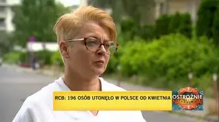 "Pływajmy w tych miejscach, które znamy, które są do tego wyznaczone i najlepiej tam, gdzie jest ratownik"