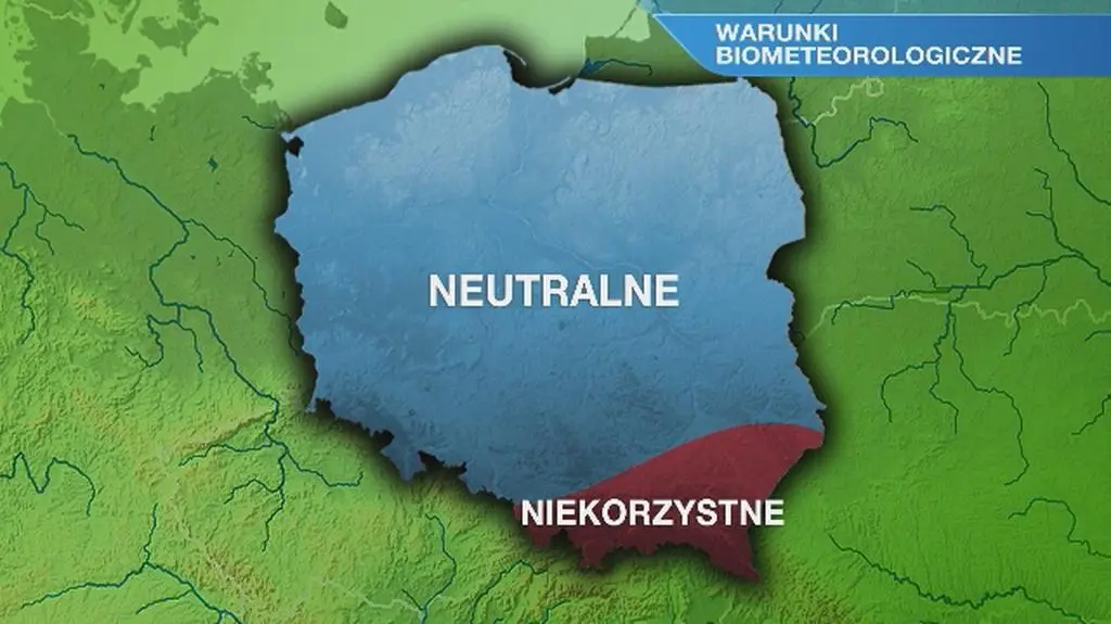 Warunki biometeo w niedzielę