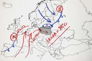 Sytuacja pogodowa nad Europą
