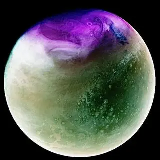 Mars w obiektywie sondy MAVEN - półkula północna