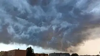 Nad Gorzowem ciemne chmury