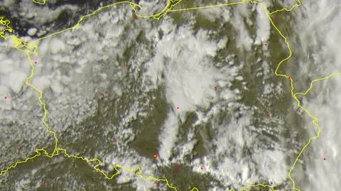 Wyładowania atmosferyczne w Polsce 6.07.2022