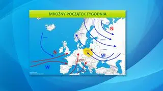 Mroźny początek tygodnia