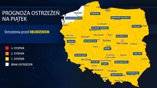 Prognoza zagrożeń IMGW na piątek
