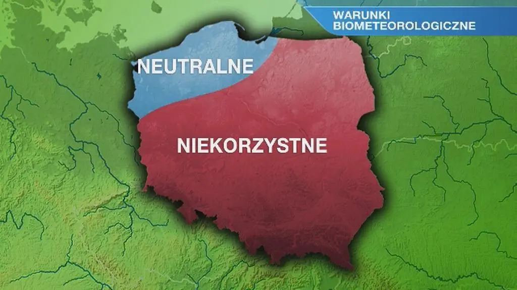 Warunki biometeorologiczne we wtorek 31