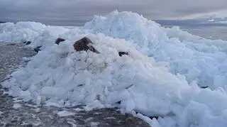 Lodowe góry piętrzą się na Bałtyku. "Jak biegun północny albo Antarktyda"