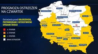 Prognoza zagrożeń na czwartek