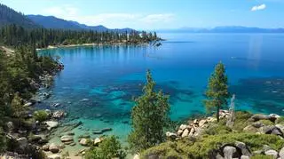 Jezioro Tahoe w Kalifornii
