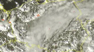 Wyładowania atmosferyczne w poniedziałek 19.09.2022