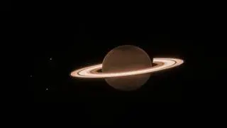 Saturn w obiektywie Teleskopu Webba
