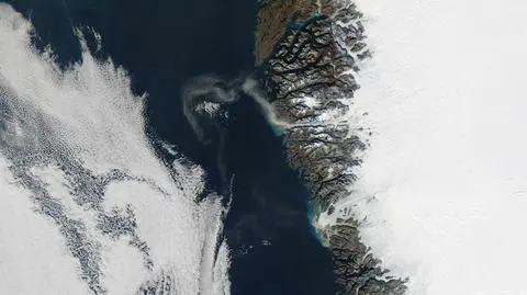 Zamieć pyłowa na Grenlandii