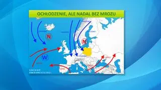 Sytuacja pogodowa nad Europą