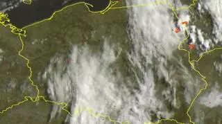 Wyładowania atmosferyczne w Polsce. 6.07.2023