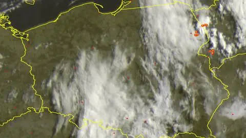 Wyładowania atmosferyczne w Polsce. 6.07.2023