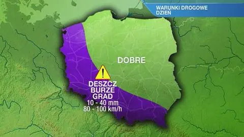 Warunki drogowe we wtorek