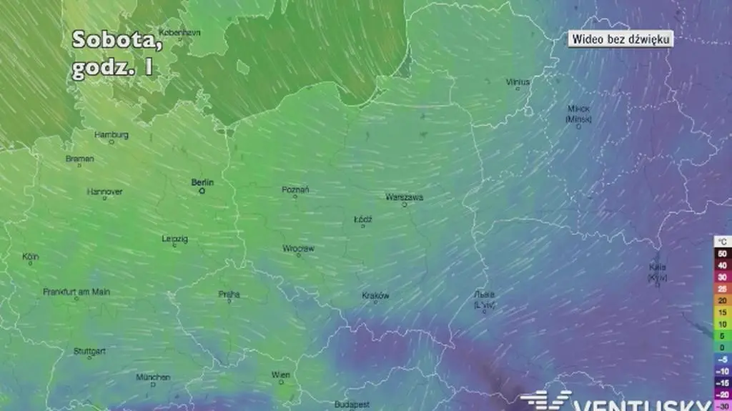 Temperatura w następnych dniach