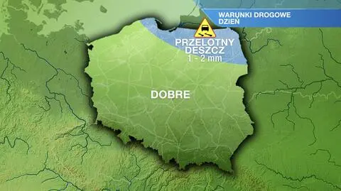 Warunki drogowe w sobotę