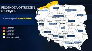 Prognoza zagrożeń IMGW na piątek