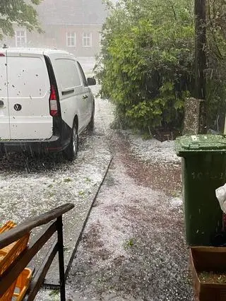 W powiecie łęczyckim sypnęło gradem