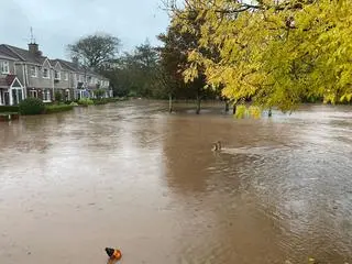 Zalane ulice miasta Cork