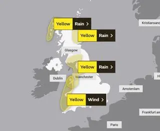 Ostrzeżenia meteorologiczne w Wielkiej Brytanii