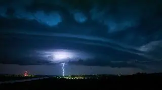Wał szkwałowy nad Sandomierzem, 6/7.06.2024