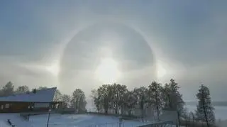 Słońca poboczne nad Mrągowem