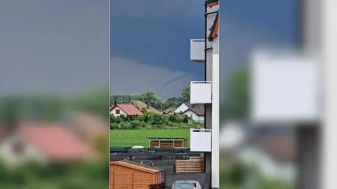 Zalążek trąby powietrznej pojawił się na Dolnym Śląsku 