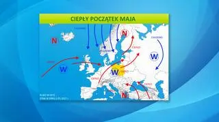 Ciepły początek maja