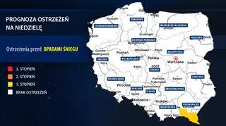 Prognoza zagrożeń IMGW na niedzielę
