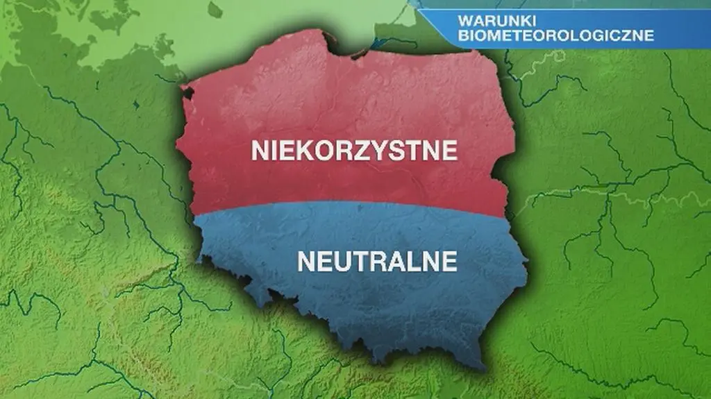 Warunki biometeo w poniedziałek 16