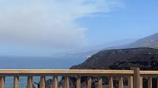 Pożar na hiszpańskiej miejscowości La Palma