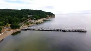 Plaża w Orłowie, czerwiec 2018