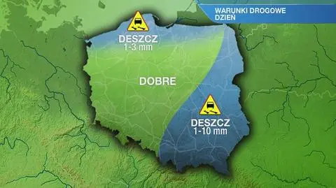 Warunki drogowe we wtorek