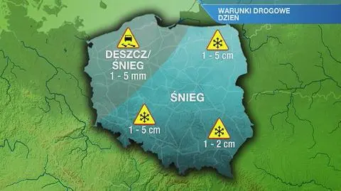 Warunki drogowe w piątek