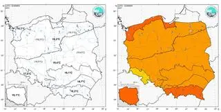 Wartości średniej obszarowej temperatury powietrza oraz klasyfikacja termiczna lata 2021 r. w poszczególnych regionach klimatycznych Polski