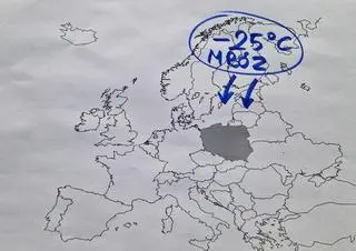 Mróz zalega nad północą Europy