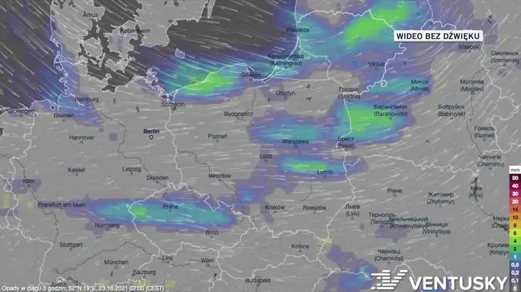 Prognozowana temperatura w dniach 23-27