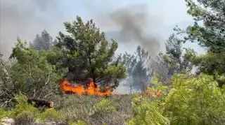 Pożary na Rodos nadal szaleją