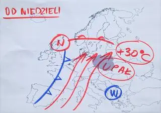 Sytuacja pogodowa w Europie w weekend