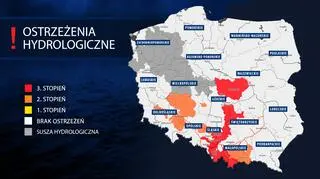 Ostrzeżenia hydrologiczne IMGW
