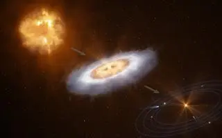 Od obłoków gazowych, przez dyski, do układów planetarnych. Wizualizacja