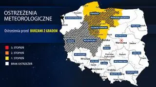 Aktualne ostrzeżenia meteorologiczne IMGW