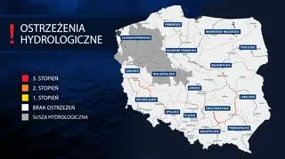Ostrzeżenia hydrologiczne IMGW