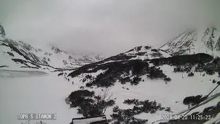 Dolina Pięciu Stawów Polskich, widok na Przedni Staw