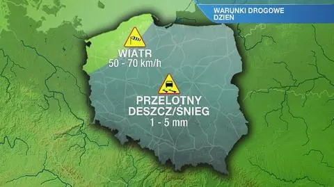Warunki drogowe we wtorek 31