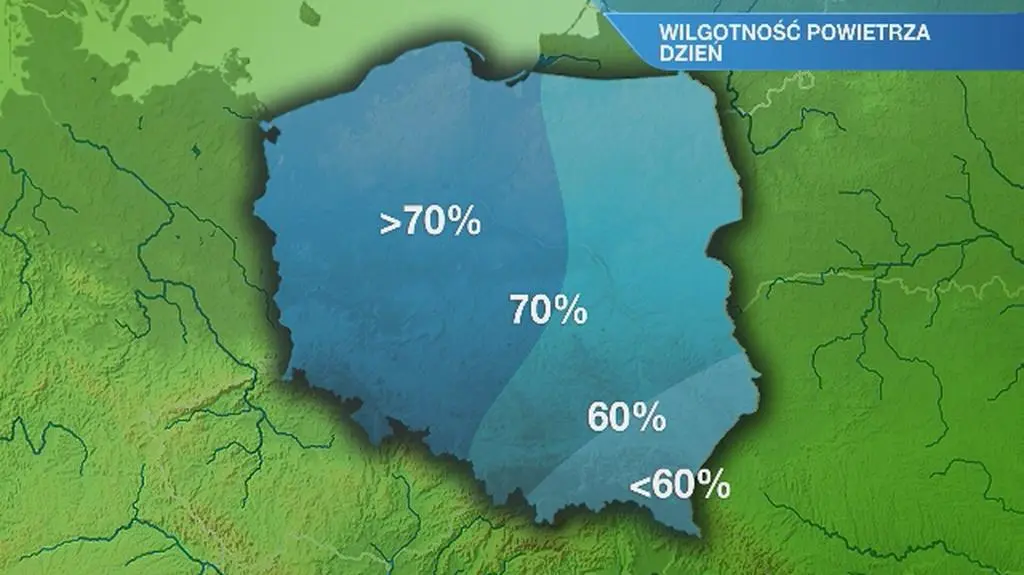 Warunki biometeorologiczne w sobotę